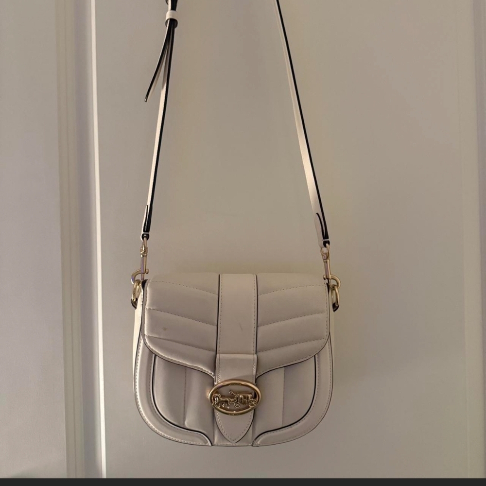 Coach Georgie Saddle Bag with Quilting (Style No. C2803)